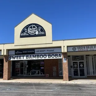 The front of the shop