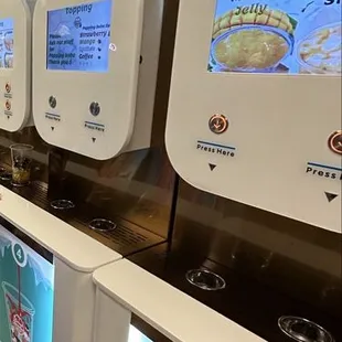 Machines for creating your drink.