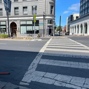 corner location along broadway