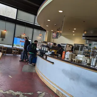 customers waiting for their order