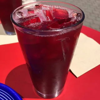 Hibiscus Lime Agave Iced Tea