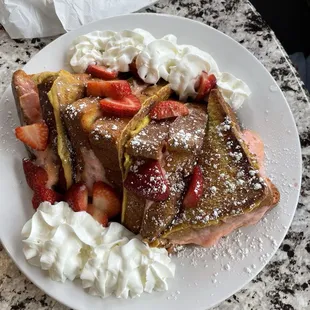Strawberry Stuffed French Toast