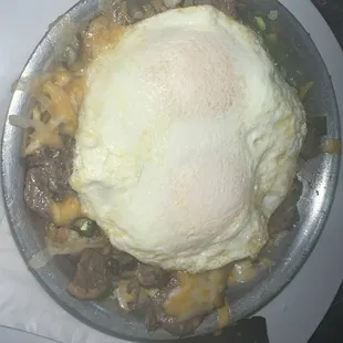 Gypsy steak skillet. Was good.