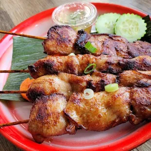 Lemongrass Chicken skewers