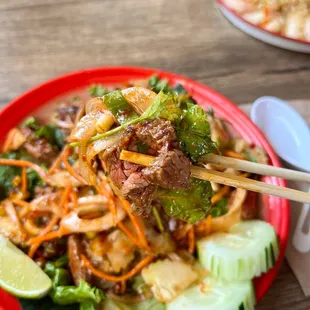 September special - spicy steak salad