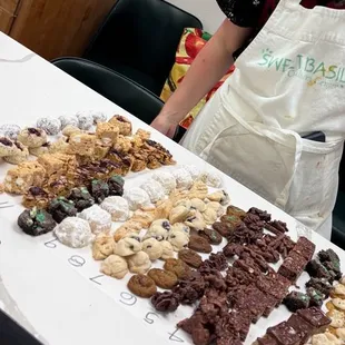 All the cookies made by various people