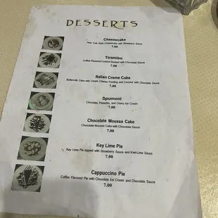 nasty greasy menu REALLY