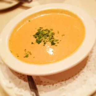 Lobster bisque. Meh, I've had better.
