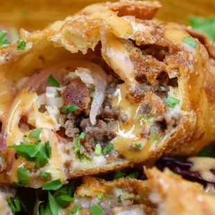 Cheeseburger Springroll
