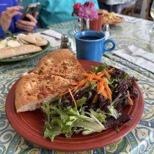 Turkey Melt with Salad