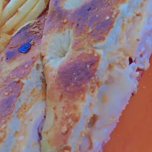 Smoked Turkey Melt. Dry, old bread, hard as a rock.