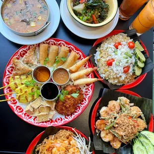 our dinner spread // IG: @munchwithmyan