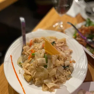 Spicy noodle (Pad Kee Mao)