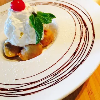 Choco Banana with Coconut Ice Cream