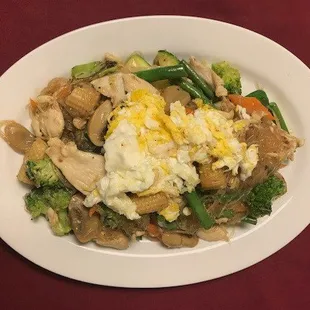 Pad Poi Sean chicken