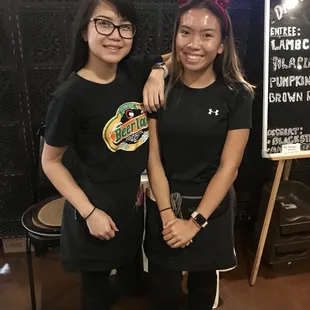 Audria and Lina - Be sure and stop by and say "Hi" on Halloween