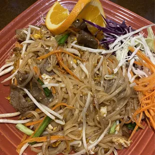 Pad Thai w/Beef