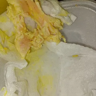 Yellow curry with uncooked chicken!!!
