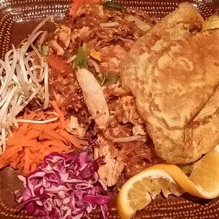 Pad Thai with glass noodles