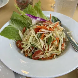 17. Papaya Salad w/ Sticky Rice