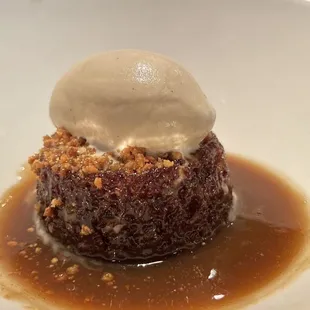 Warm Sticky Toffee Cake