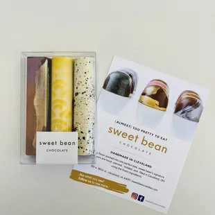 the packaging of a variety of sweets