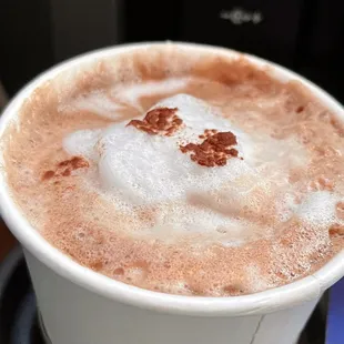 Mexican Mocha w/ double shot and almond milk. $4.61. Best prices in town.