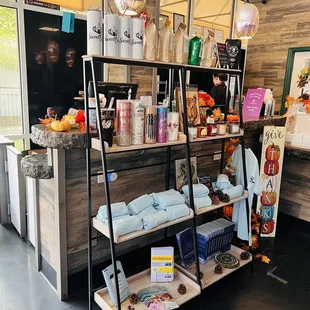 a display of sweet beans coffee