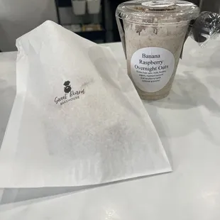 a cup of coffee and a napkin