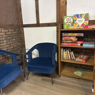 Reading and game nook