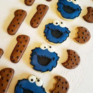 The cookie monsters cookies Mahtab created