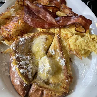 1 Slice of French Toast and 1 Egg