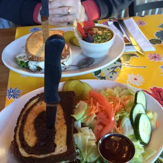 1/2 Sandwich with Salad