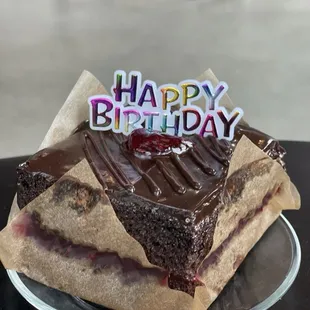 Chocolate raspberry cake