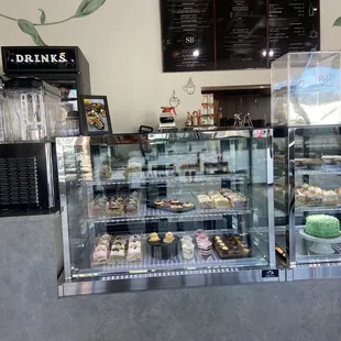 a display of pastries