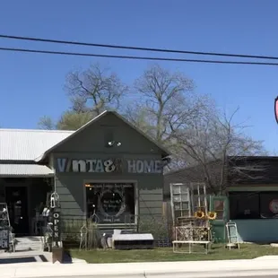 the outside of a store