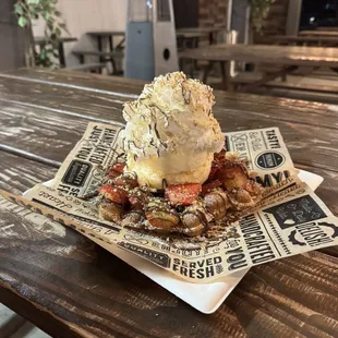 Strawberry Nutella Bubble Waffle