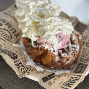 Funnel Cake Strawberry Dream