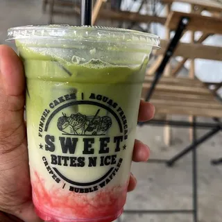 Matcha Strawberry Horchata