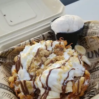 Funnel Cake Banana Monkey