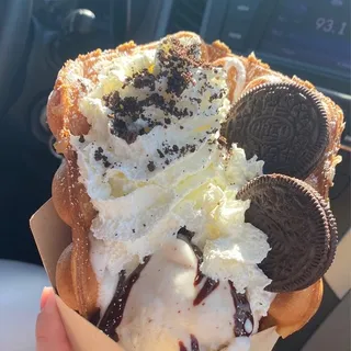 Bubble Waffle Bubbles N Oreos