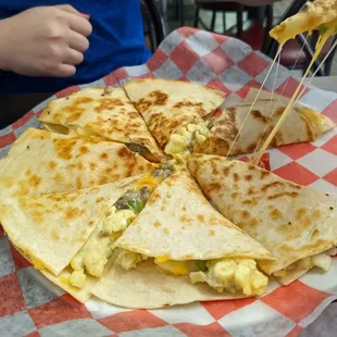 Breakfast quesadilla