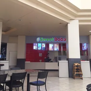 It&apos;s now open next to Sbarro &amp; Mediterranean Delight. 8/8/19