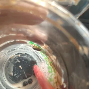 the inside of a blender