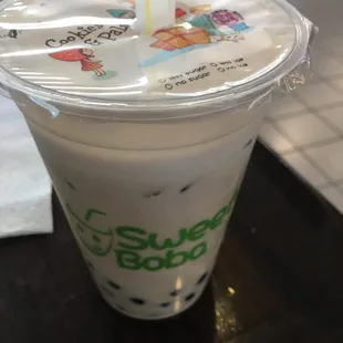 Coconut Milk Tea Boba. It's good.