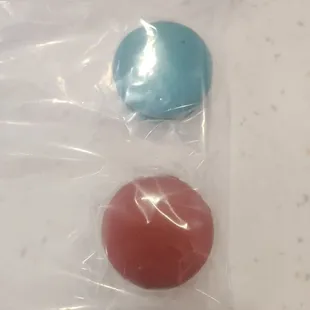 Cookies and cream and red velvet macaroons