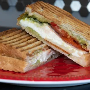 Our delicious grilled mozzarella sandwich!