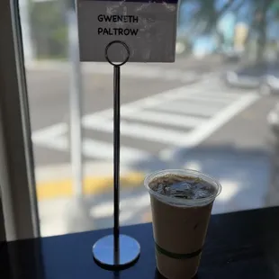 Iced latte