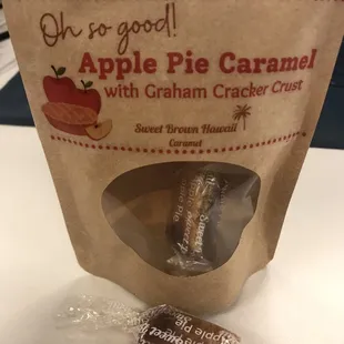 apple pie caramel with graham cracker crust