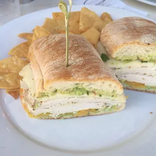 House Roasted Turkey and Guacamole Lunch